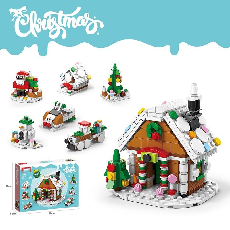 Sets de construcción navideños – 6 en 1