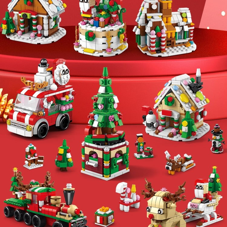 Sets de construcción navideños – 6 en 1