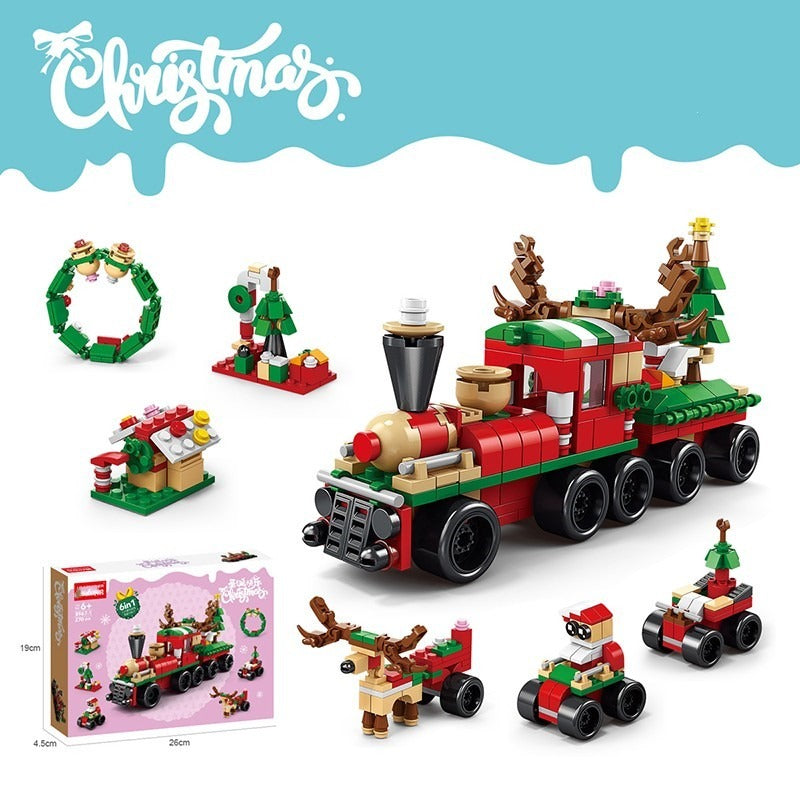 Sets de construcción navideños – 6 en 1