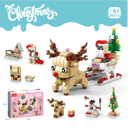 Sets de construcción navideños – 6 en 1
